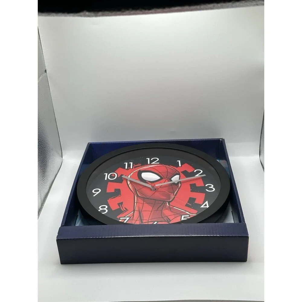 Marvel Spider-Man Wall Clock Official Licensed Analog Kids Bedroom Decor